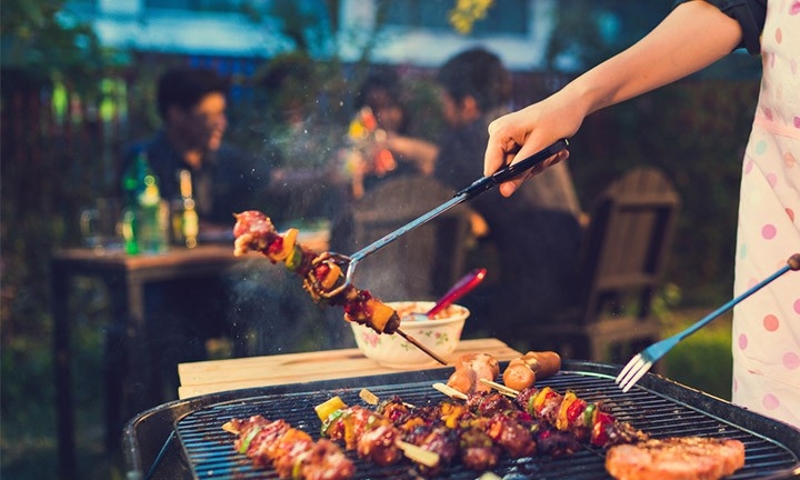 consumo barbacoa eléctrica
