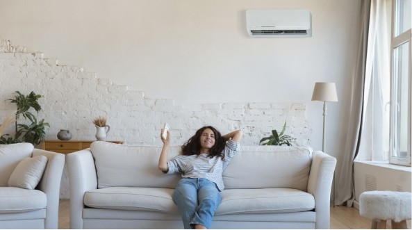 Aire acondicionado solar en el hogar