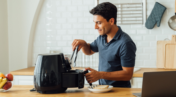 consumo horno vs freidora de aire