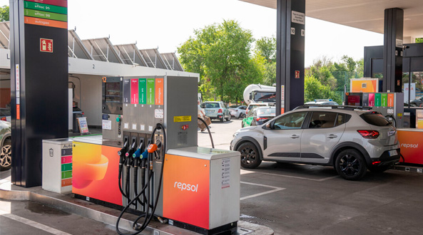Surtidor de Autogas GLP para vehículos
