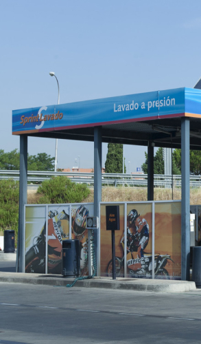 Lavados en estaciones de servicio de Repsol