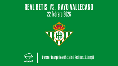 Sorteo Real Betis Balompié vs Rayo Vallecano (Sevilla)