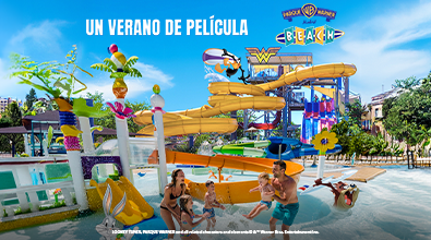 Disfruta de Parque Warner Beach en familia.