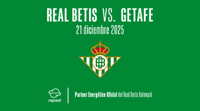 Sorteo partido Real Betis Balompié vs Getafe (Sevilla)