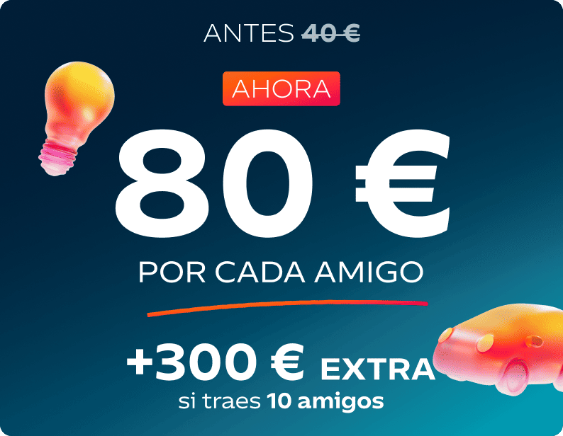 Tráete a un amigo a Repsol Luz y Gas y benefíciate de descuentos en tu tarifa de Luz y Gas.