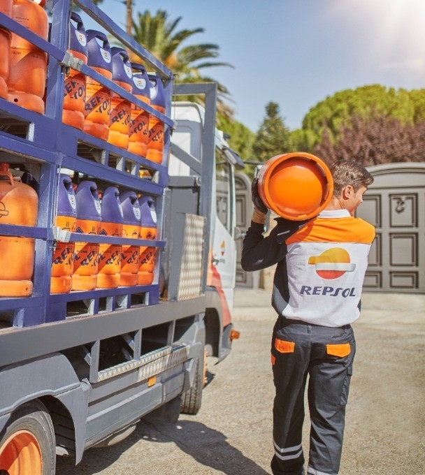 Bombona de butano 12 kg - Ligera - Repsol Homegy