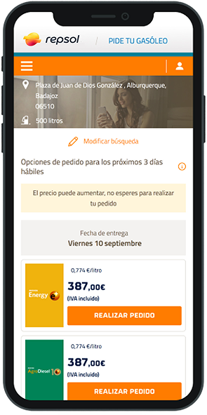 Pedido gasoleo calefacción online