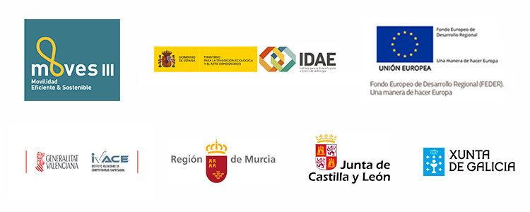 Acuerdos terceros: moves III, IDAE, FEDER, Xunta de Galicia, Generalitat Valenciana, Región de Murcia y Junta Castilla y León