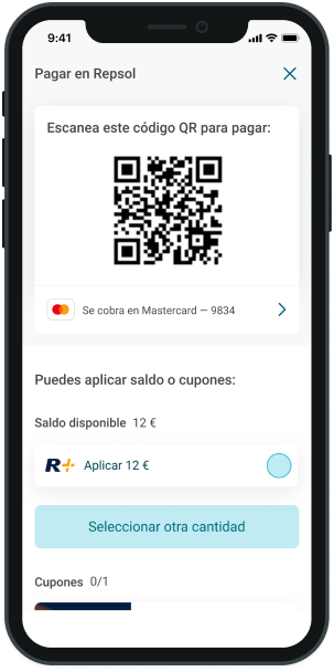 Todas tus tarjetas en la app Repsol Waylet