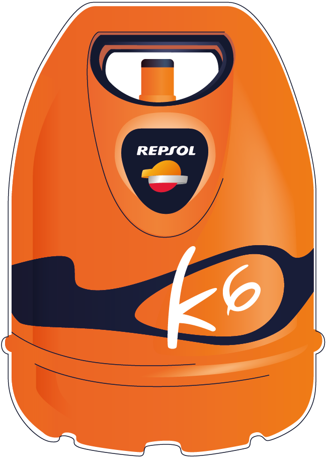 Bombona de butano 12 kg - Ligera - Repsol Homegy