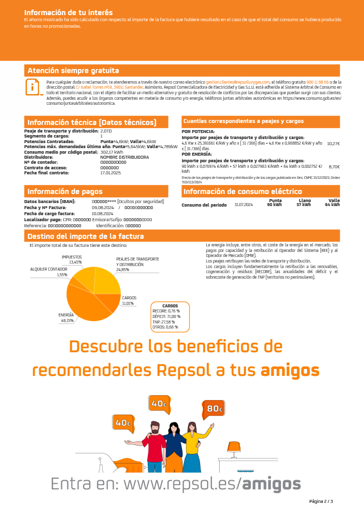 Factura Interactiva, página 2