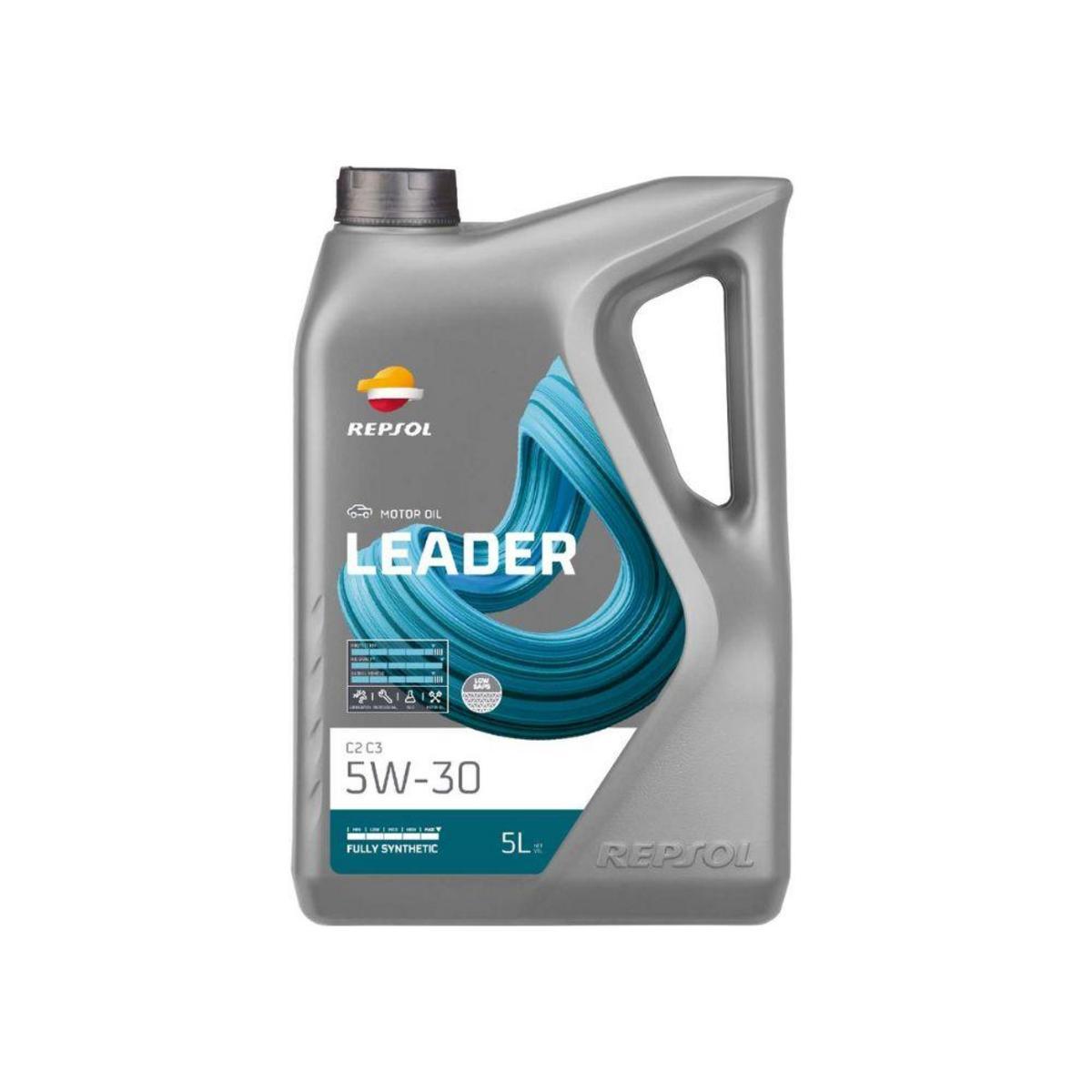 Aceite Repsol Leader 5w-30 Full Sintético Por Tres Galones