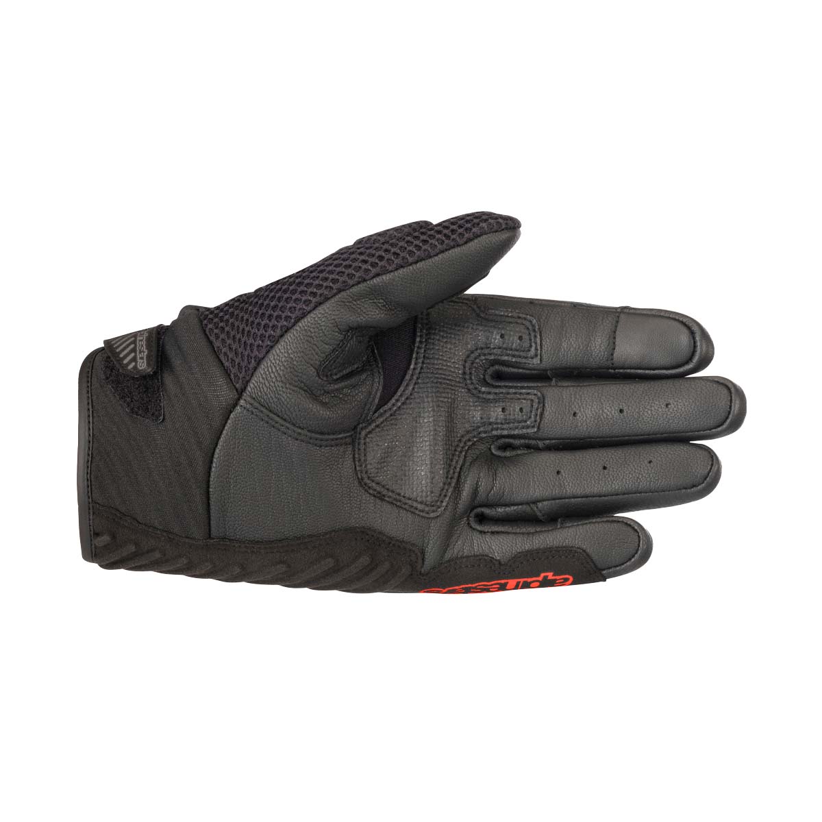 Alpinestars Guantes para moto SMX1 Air V2 Negros y rojos