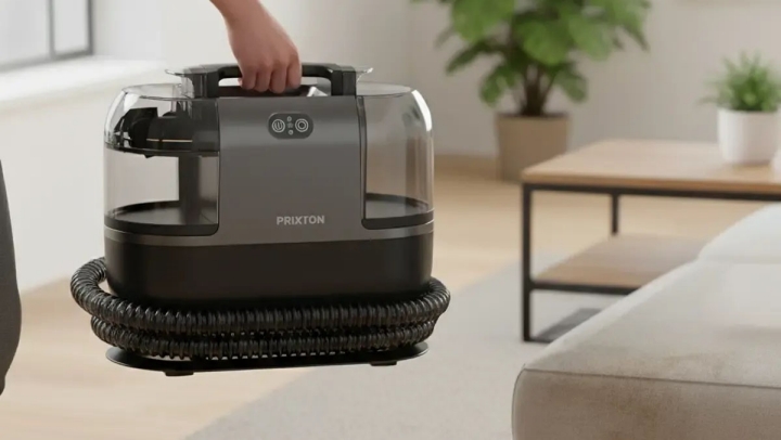 Aspirador de tapicerías y alfombras Prixton AquaClean Steam Pro-6