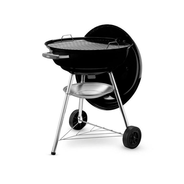 Weber Compact Kettle, barbacoa de carbón, 57cm Negra