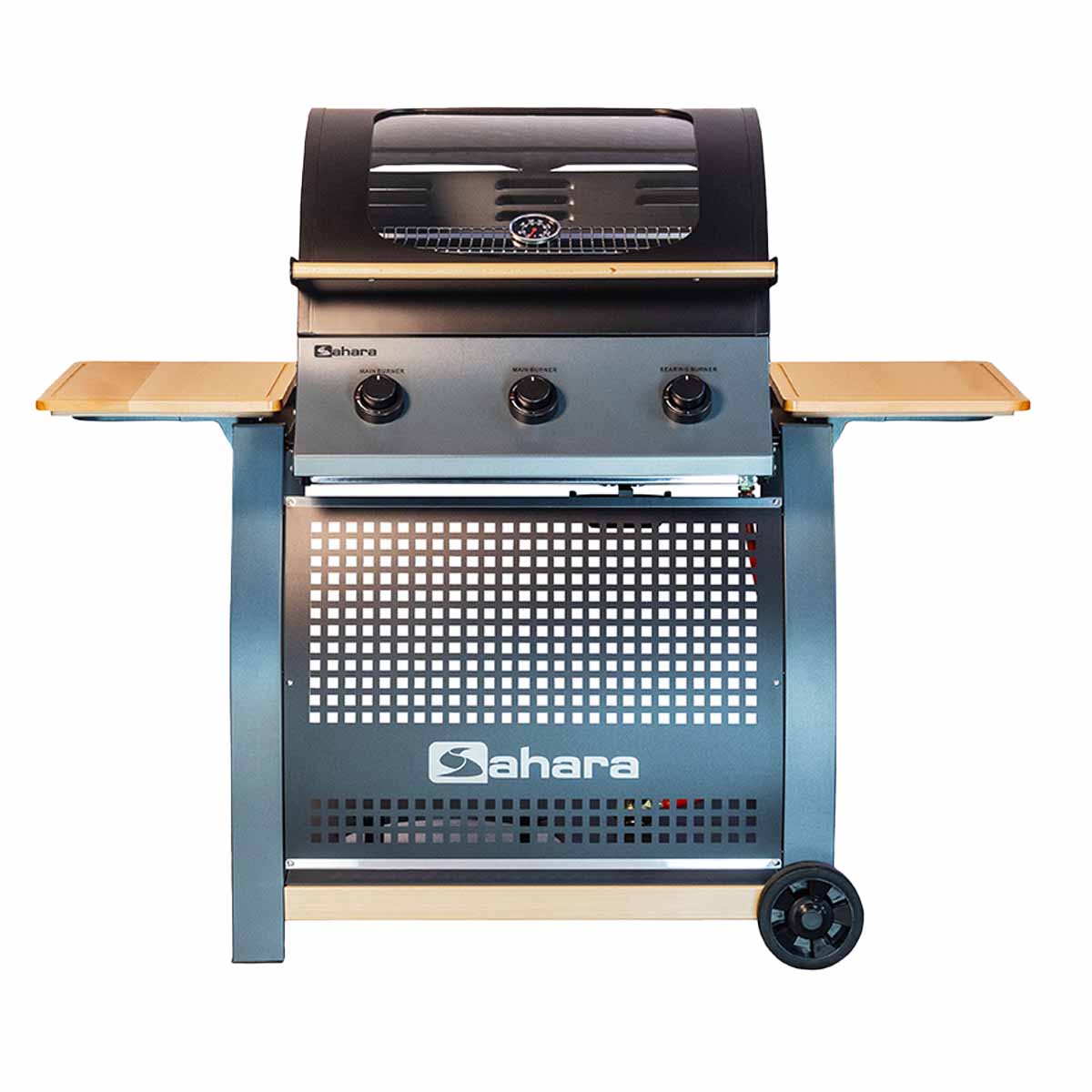 Barbacoa de gas Sahara Roaster S350 Azul