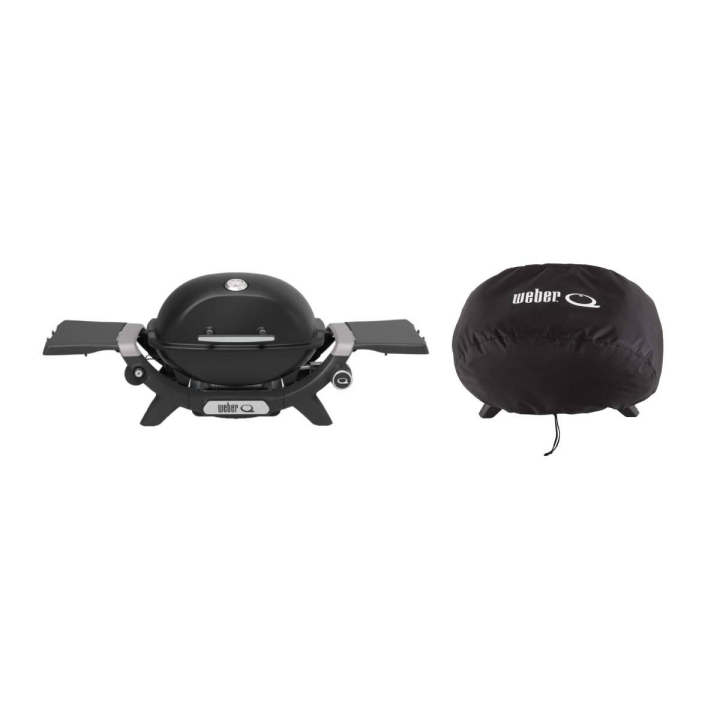 Barbacoa de gas Weber Q1200N +funda-0