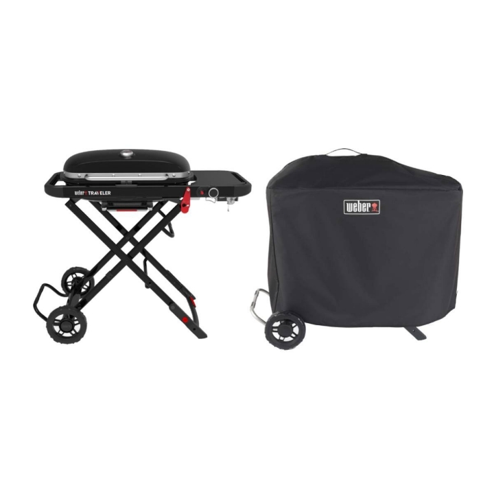 Barbacoa de gas Weber Traveler Traveler + funda