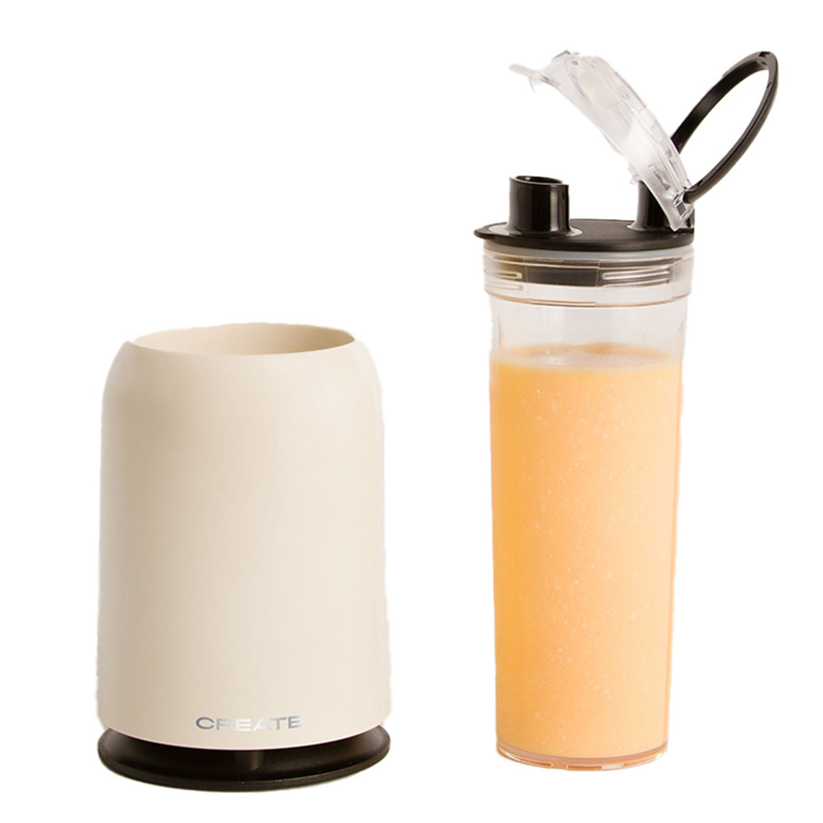Batidora con vaso portátil Create Moi Studio Blanca