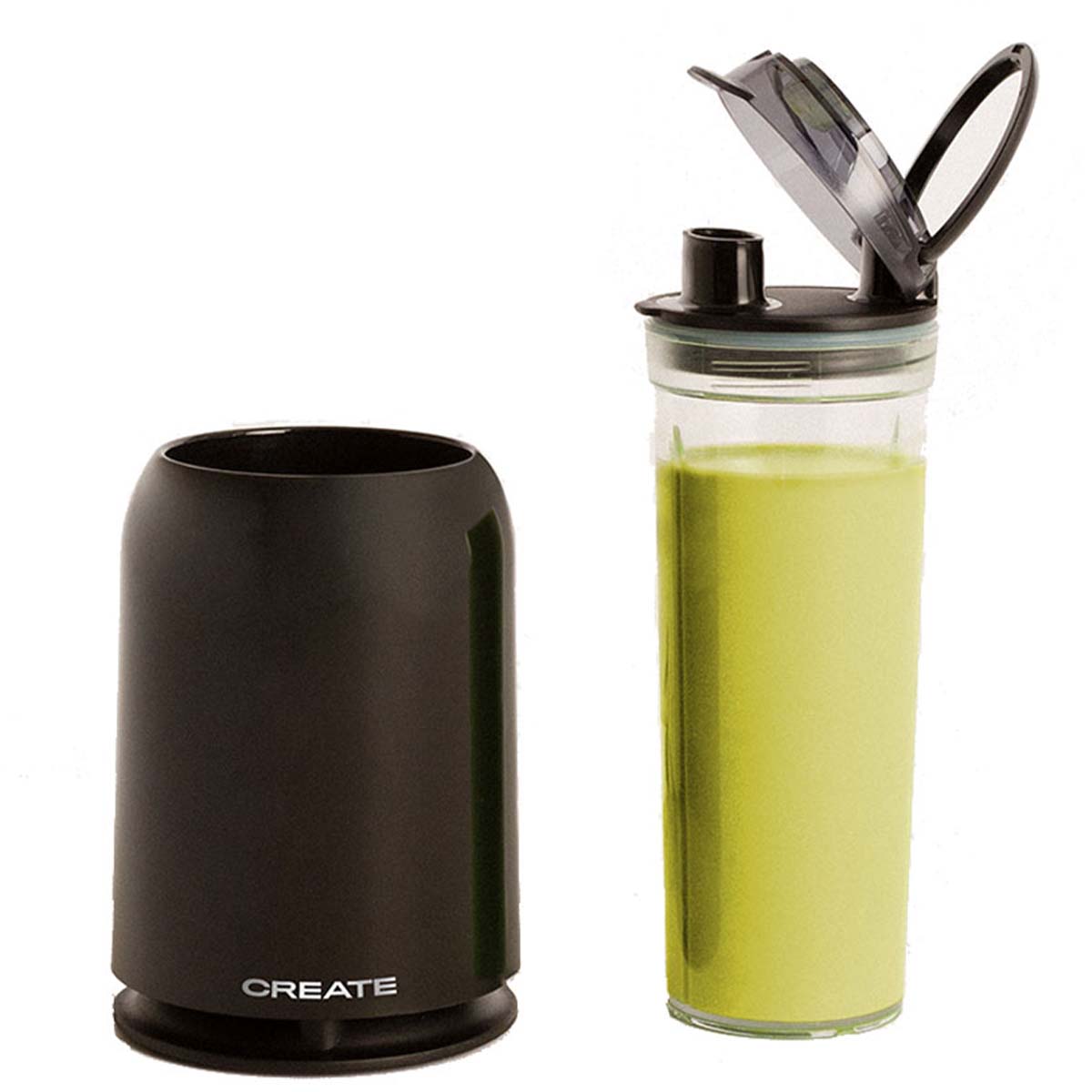 Batidora con vaso portátil Create Moi Studio Negra