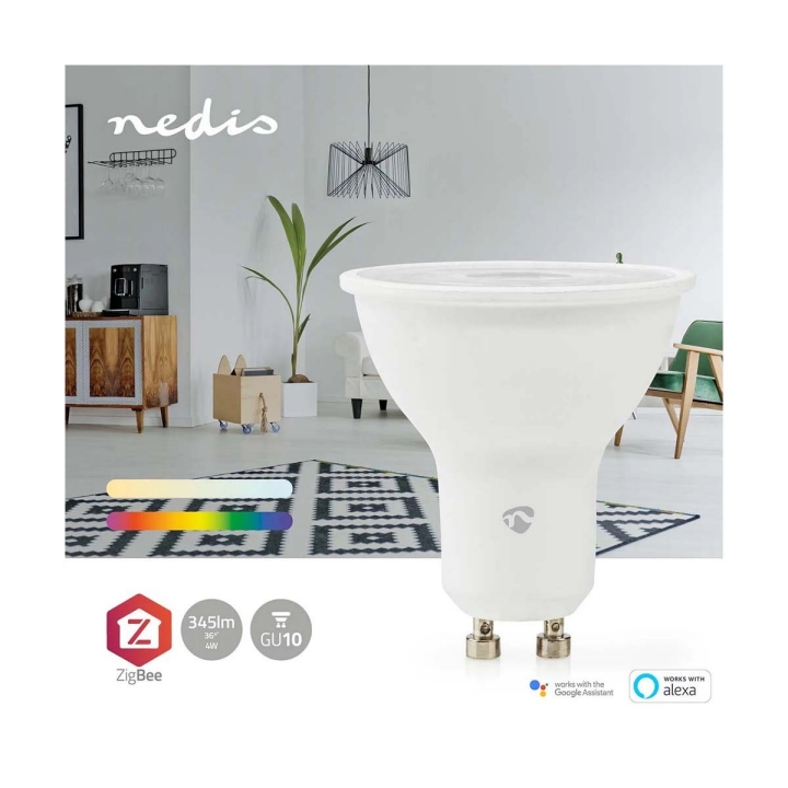 Bombilla LED Nedis SmartLife Full Colour GU10-4