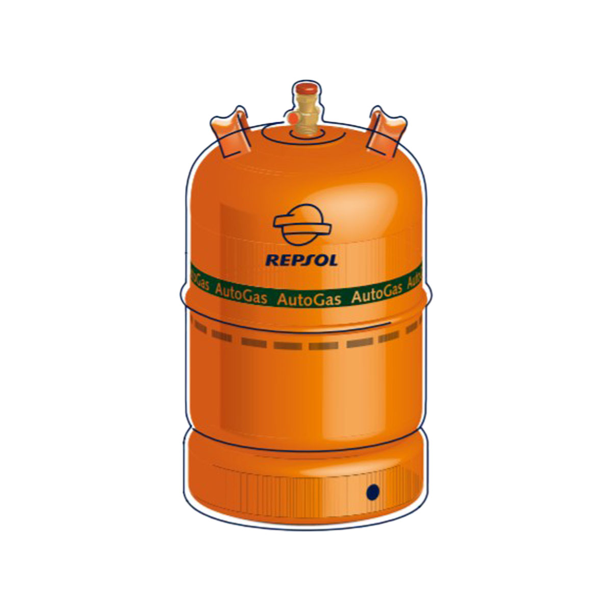 Bombona de Autogas 12 kg para carretillas