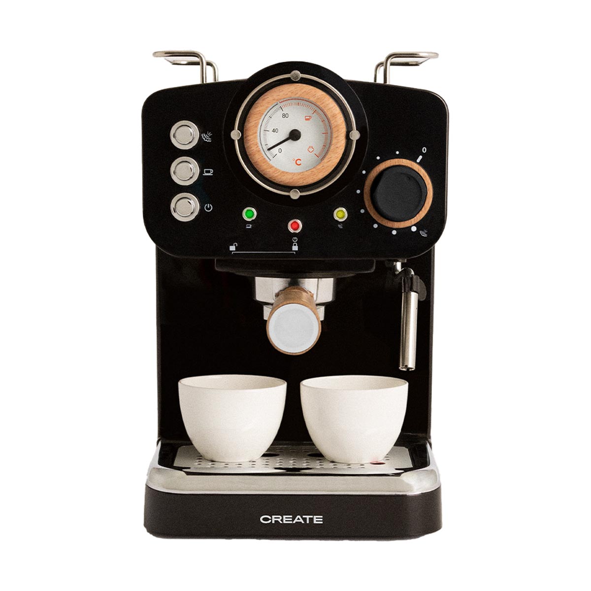 Cafetera Create Thera Retro Express Negra