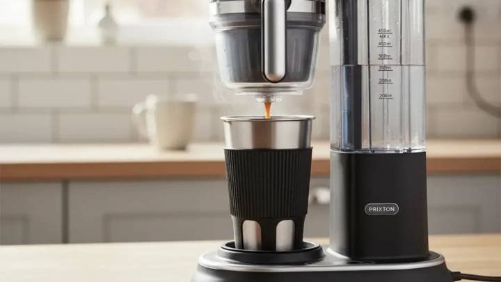 Cafetera de goteo Prixton Capri con molinillo-4