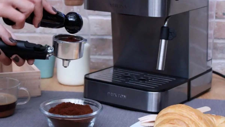 Cafetera espresso de brazo Prixton Verona-3