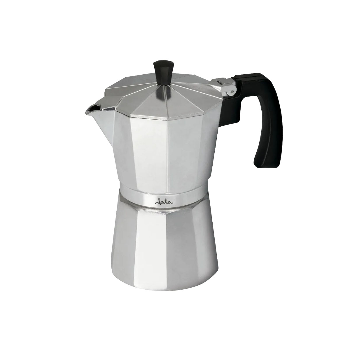 CAFETERA ALUMINIO PULIDO 12 TAZAS