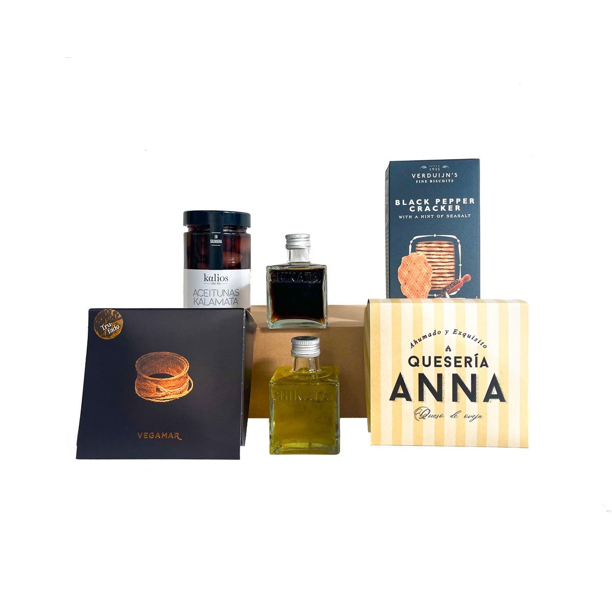 Caja gourmet para regalo de picoteo