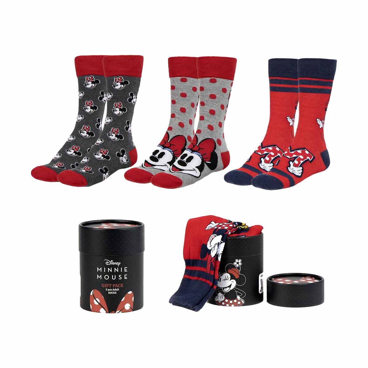 Calcetines de Minnie Mouse Pack de 3