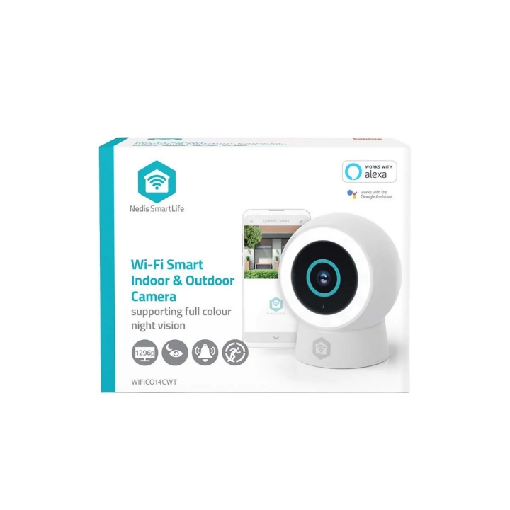 Cámara de exterior Nedis SmartLife WIFICO22CWT-4