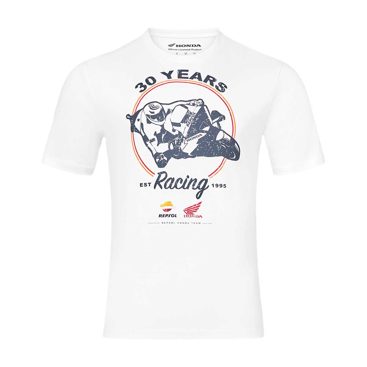 Camiseta Repsol Honda 30 Aniversario Blanca Hombre