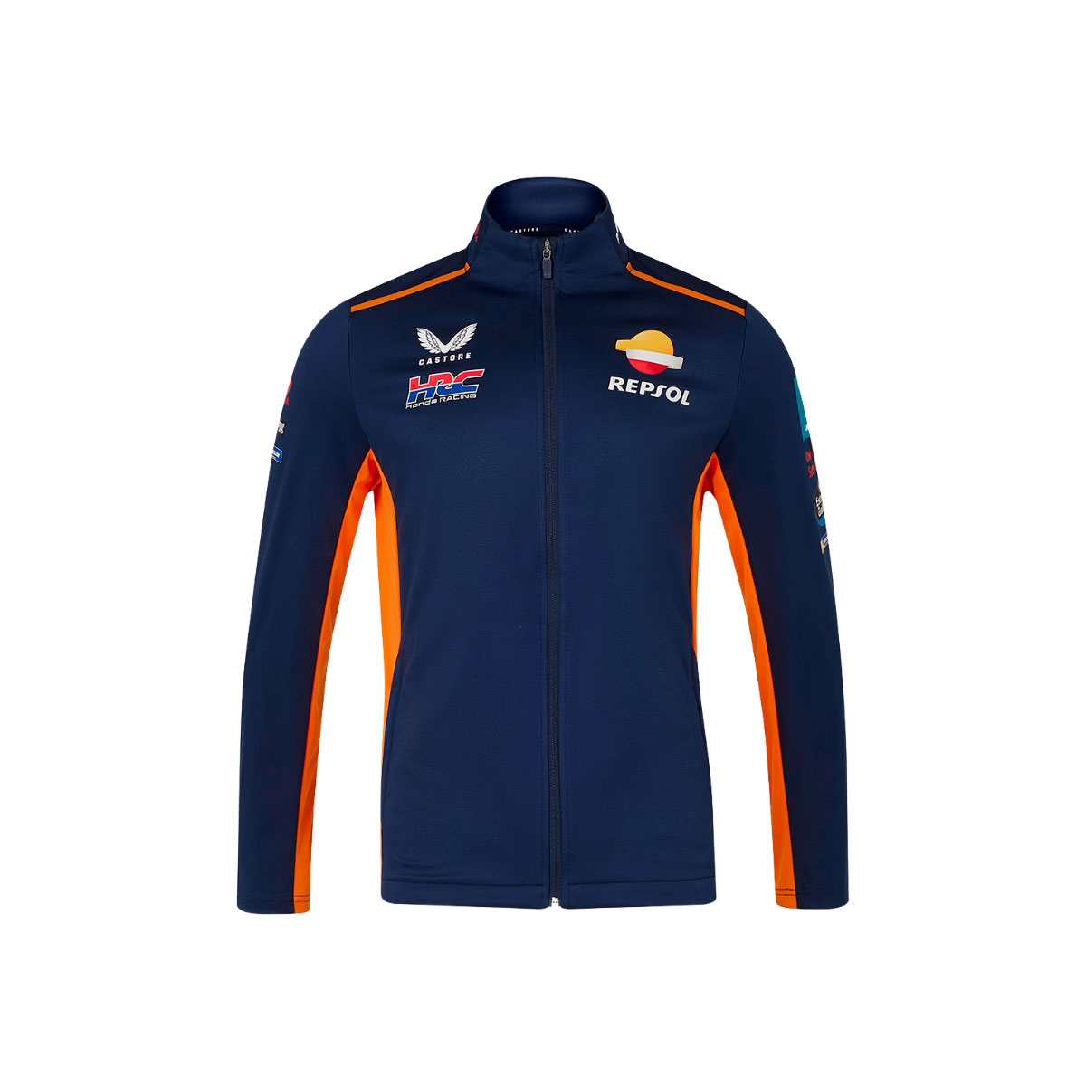 Chaqueta Repsol Honda HRC 2024 Azul y naranja Hombre