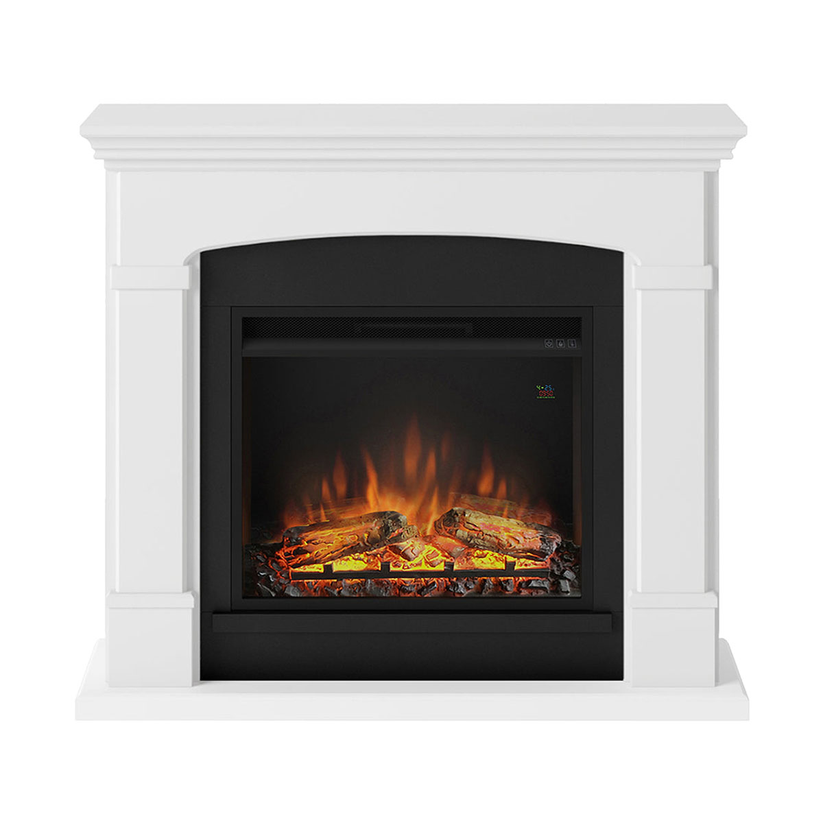 Chimenea eléctrica Tagu Helmi Blanca Fireside