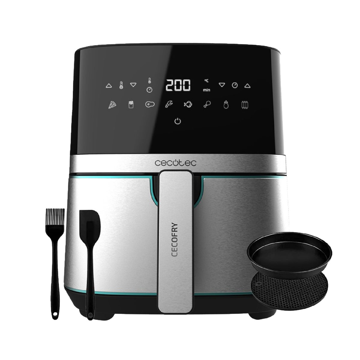 Freidora de aire 5,5L Cecotec Cecofry Full Inox Pro 5500