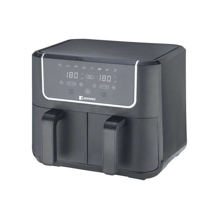 Freidora de aire doble Bergner BG-51272-BK 6L-1