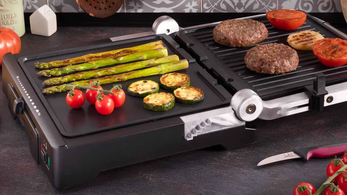 Grill de asar doble Jata GR1100 de 2.000 W | Repsol