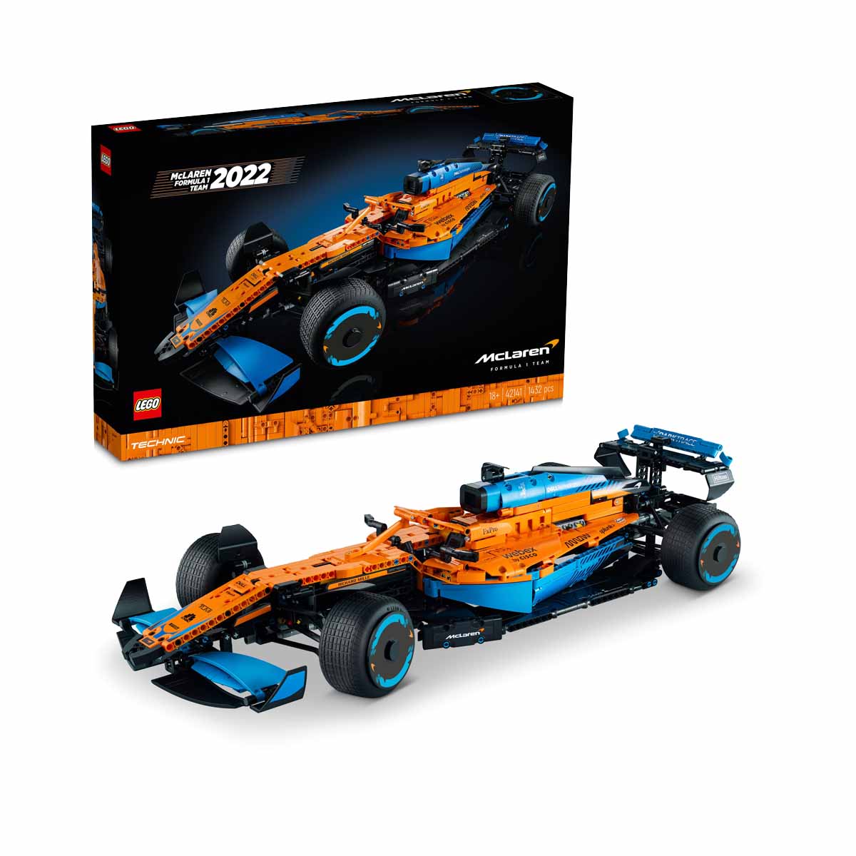 Kit de construcción de modelo LEGO® Technic 42141 Coche de Carreras McLaren Formula 1™ (1434 piezas)