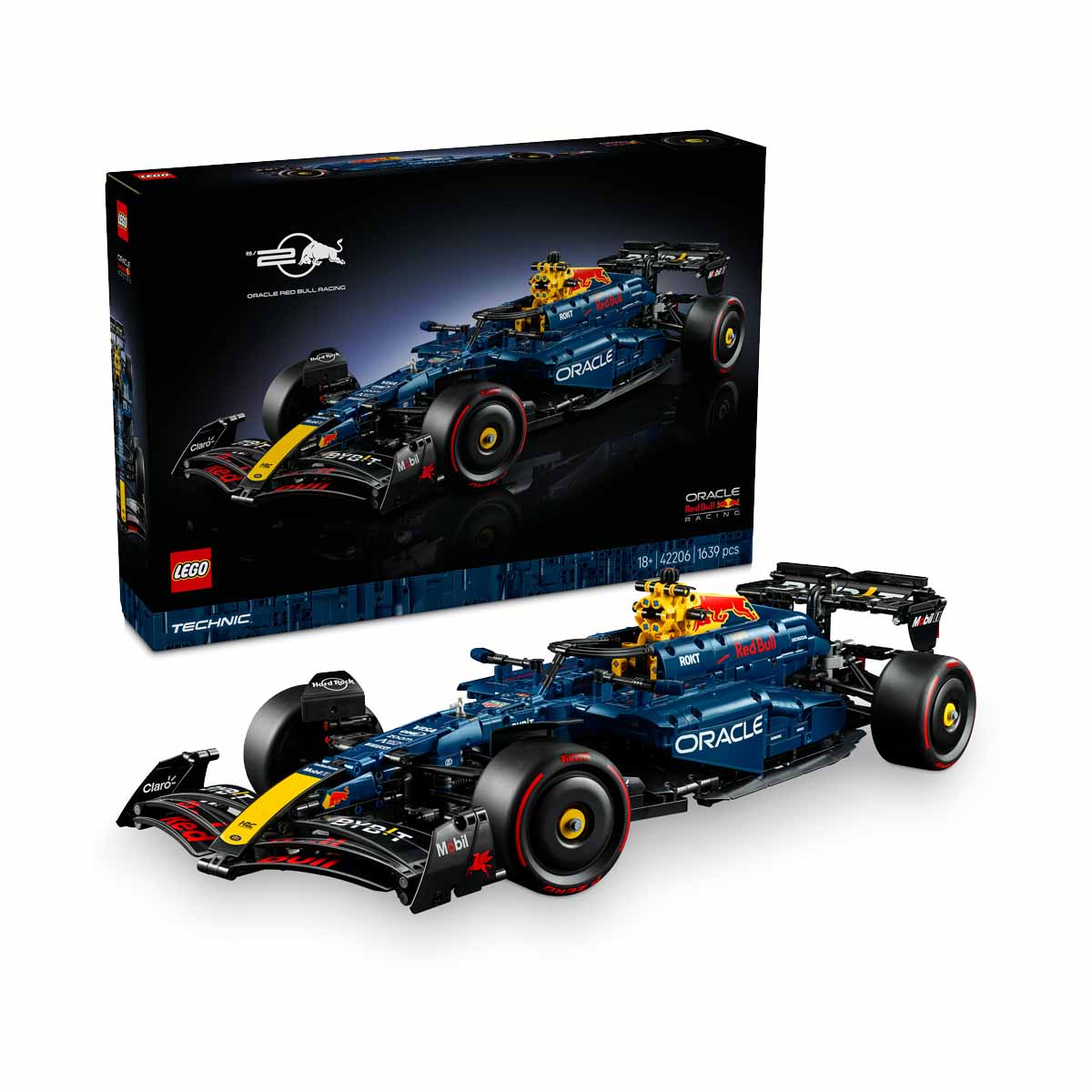 LEGO 42206 Technic Coche Oracle Red Bull Racing RB20 F1, Kit para Adultos, Construye tu Propio Vehículo de Carreras, Set de Construcción, Regalo para Aficionados a la Fórmula Uno