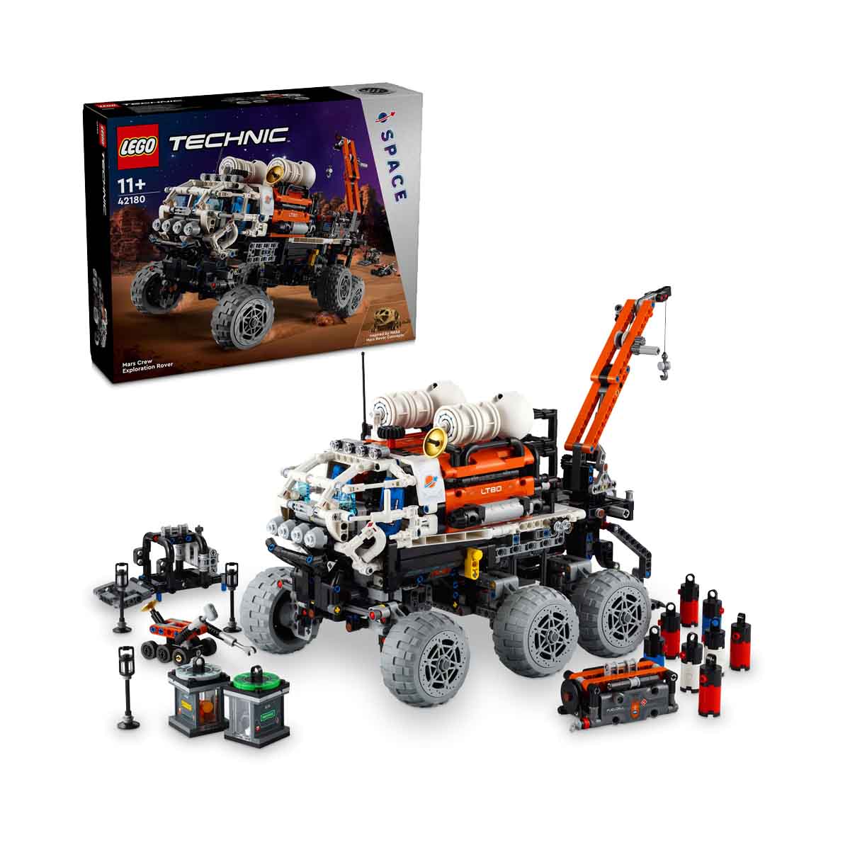 LEGO® Technic Róver Explorador del Equipo de Marte Juego espacial 42180