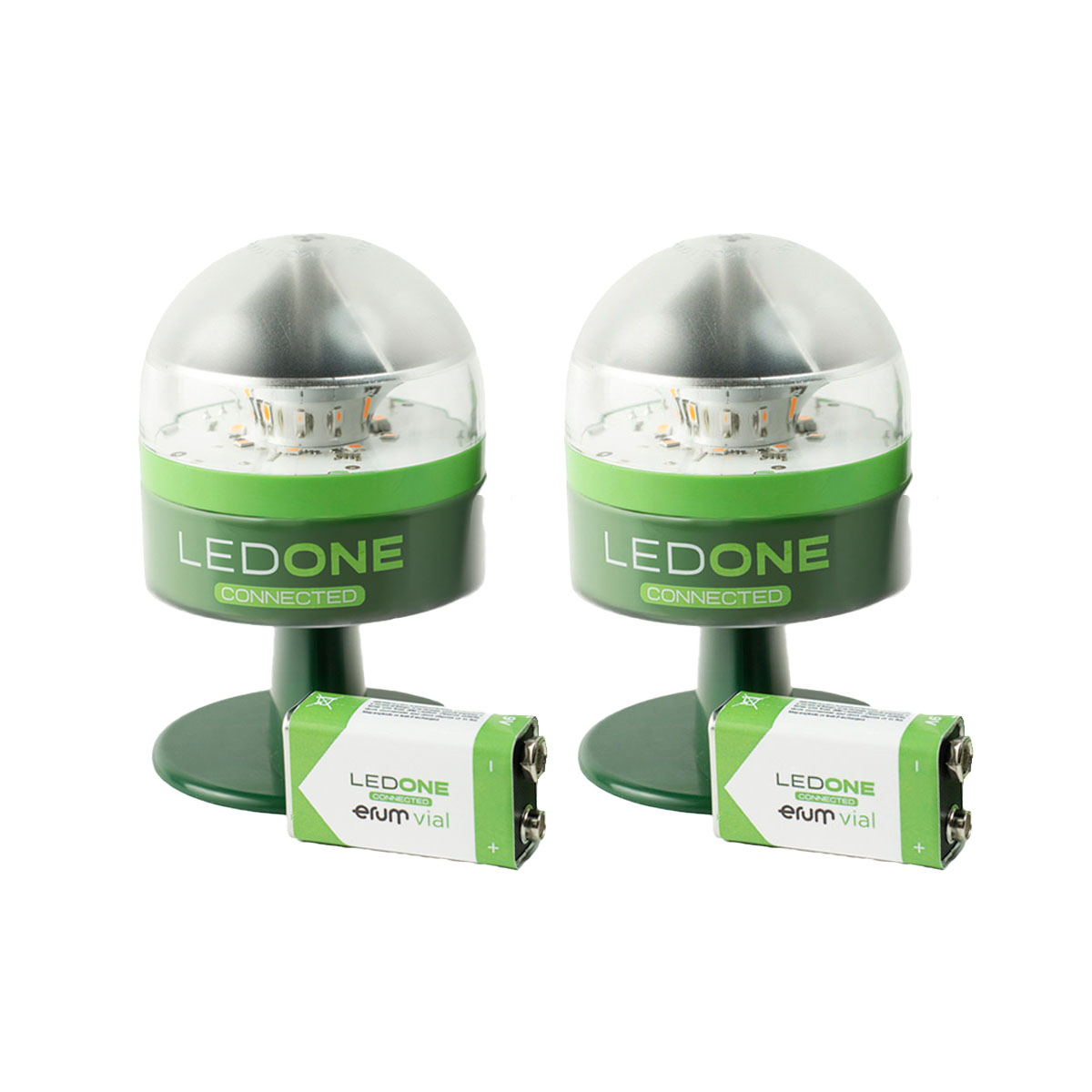 Pack 2 balizas de emergencia Led ONE V16