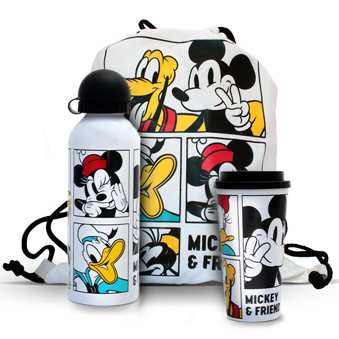 Pack de botella, termo y bolsa Disney