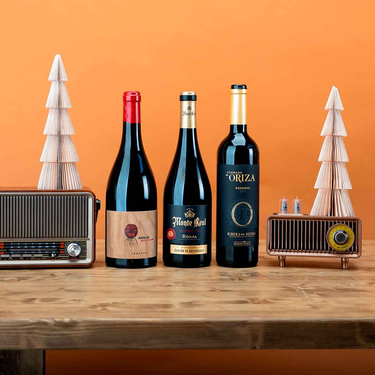 Pack navideño 3 vinos tintos