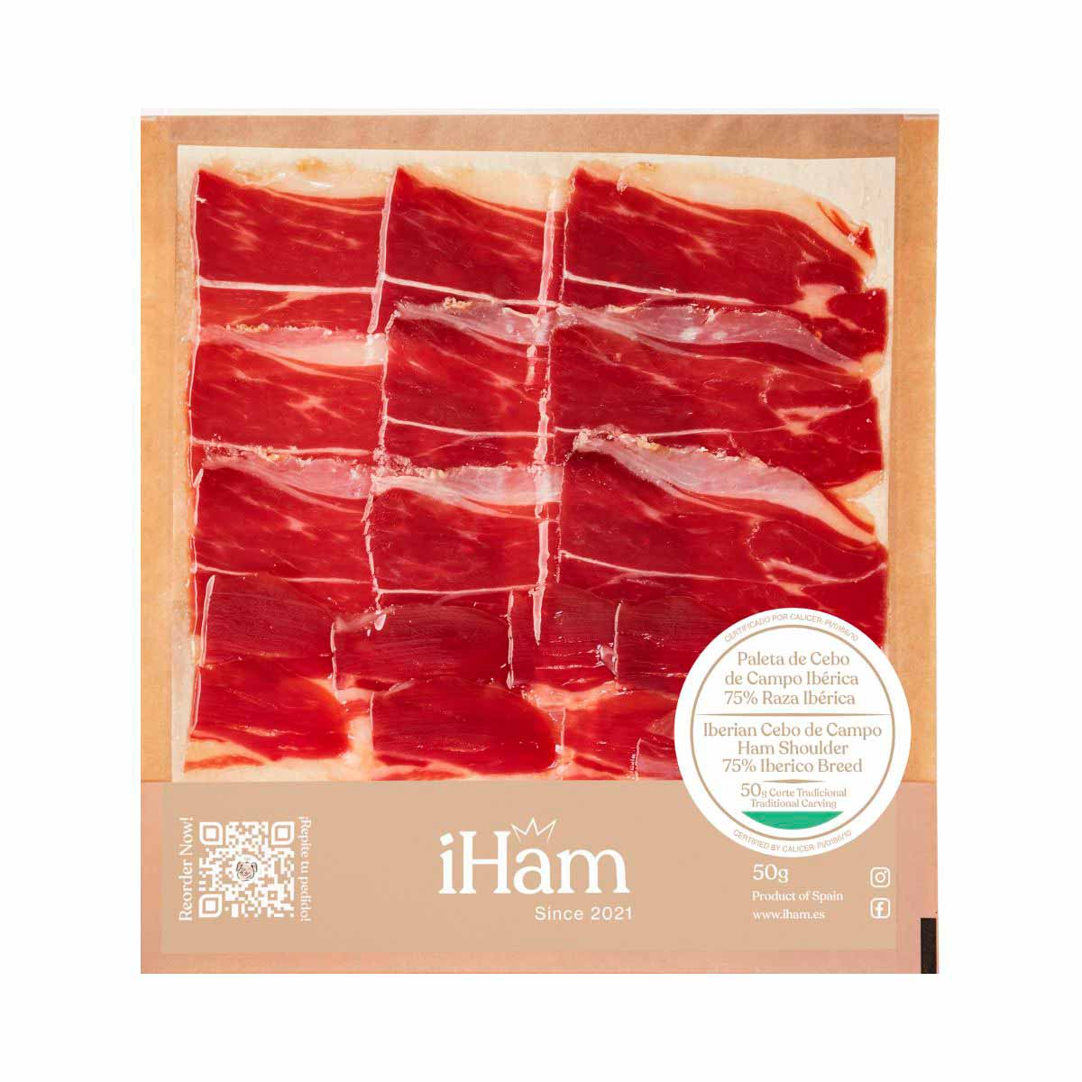 Paleta de Cebo de Campo Ibérica 75% iHam