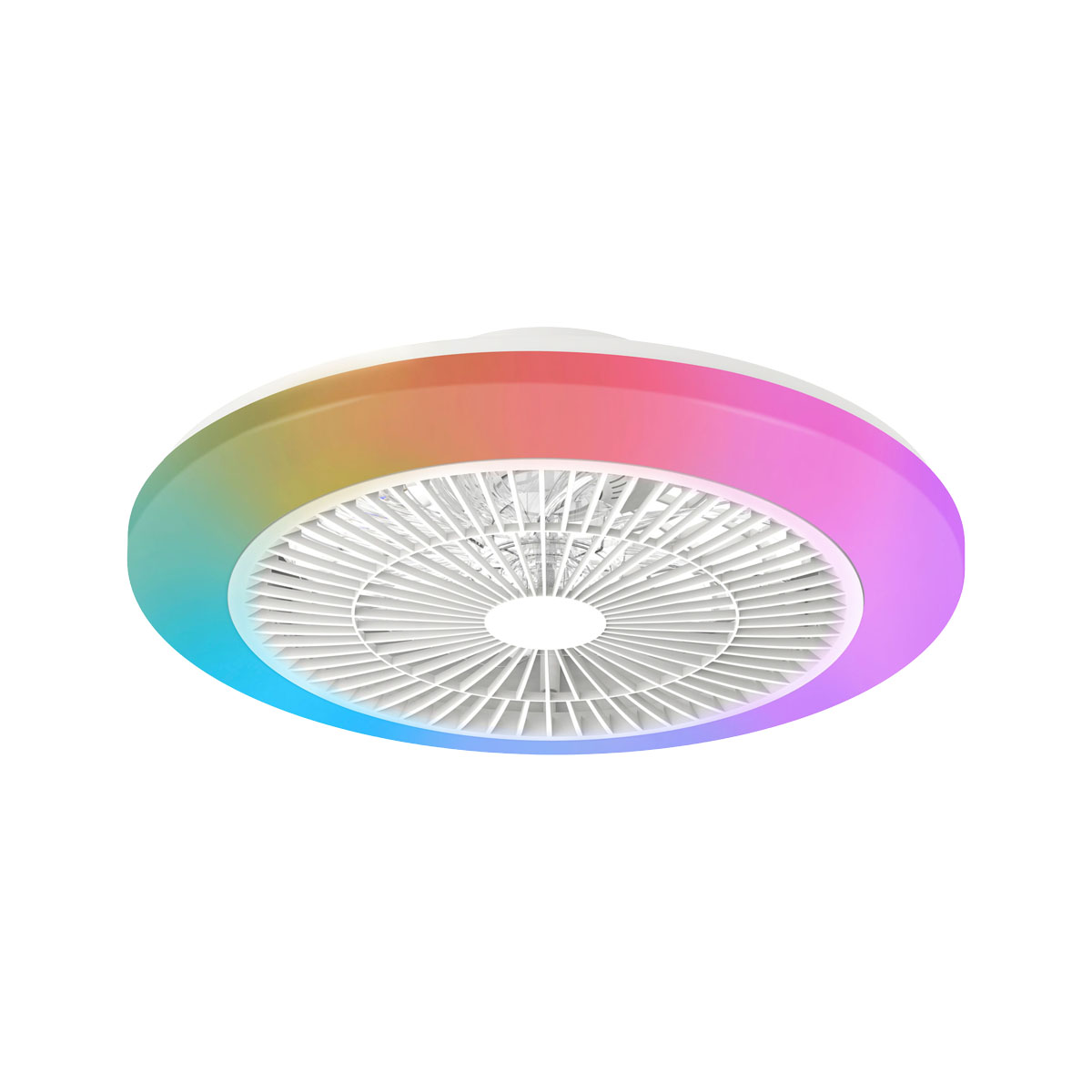 Amigo Flat Fan Ceiling 20W+40W RGB OFF