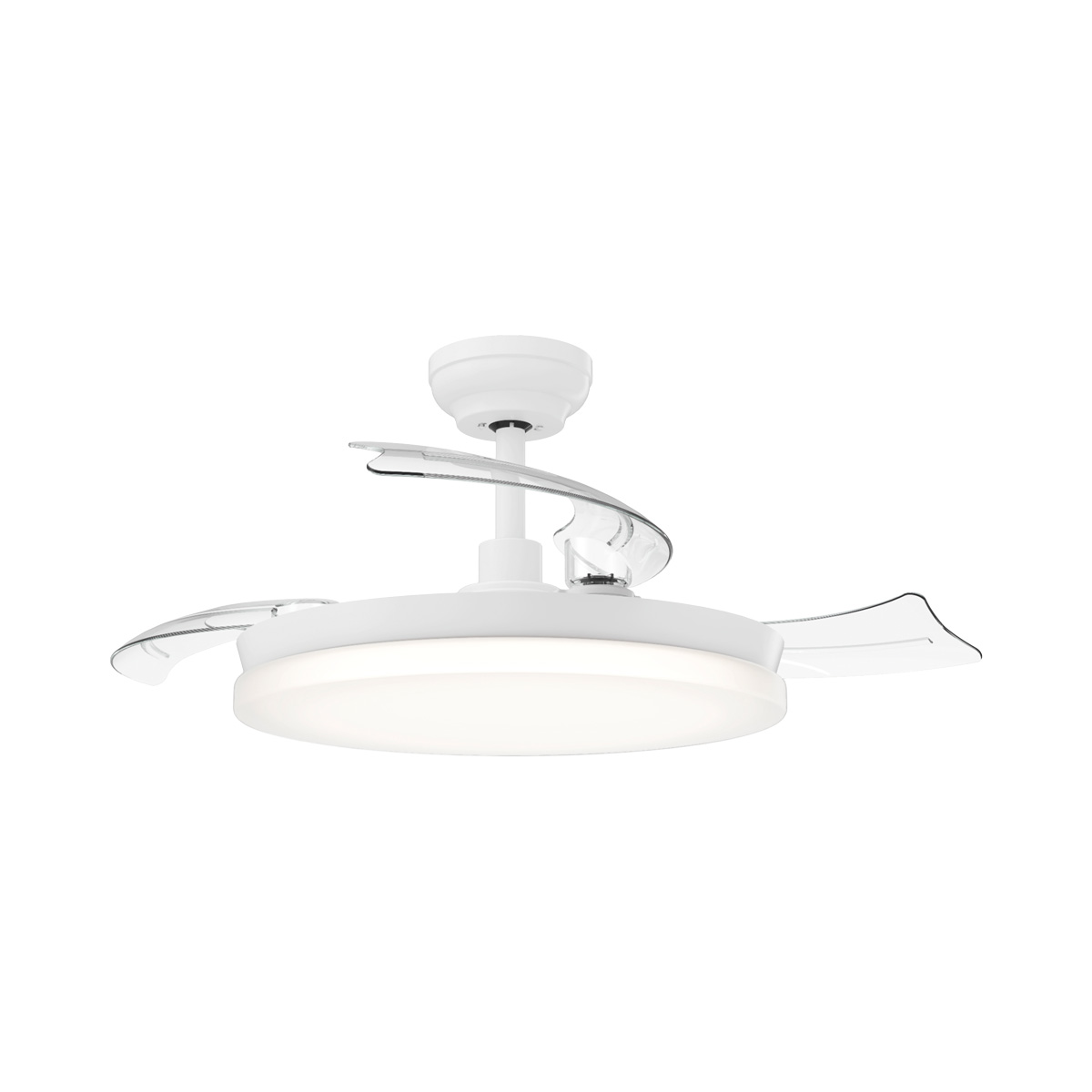 Tynl Retractable Fan 42' 32W+35W WH OFF
