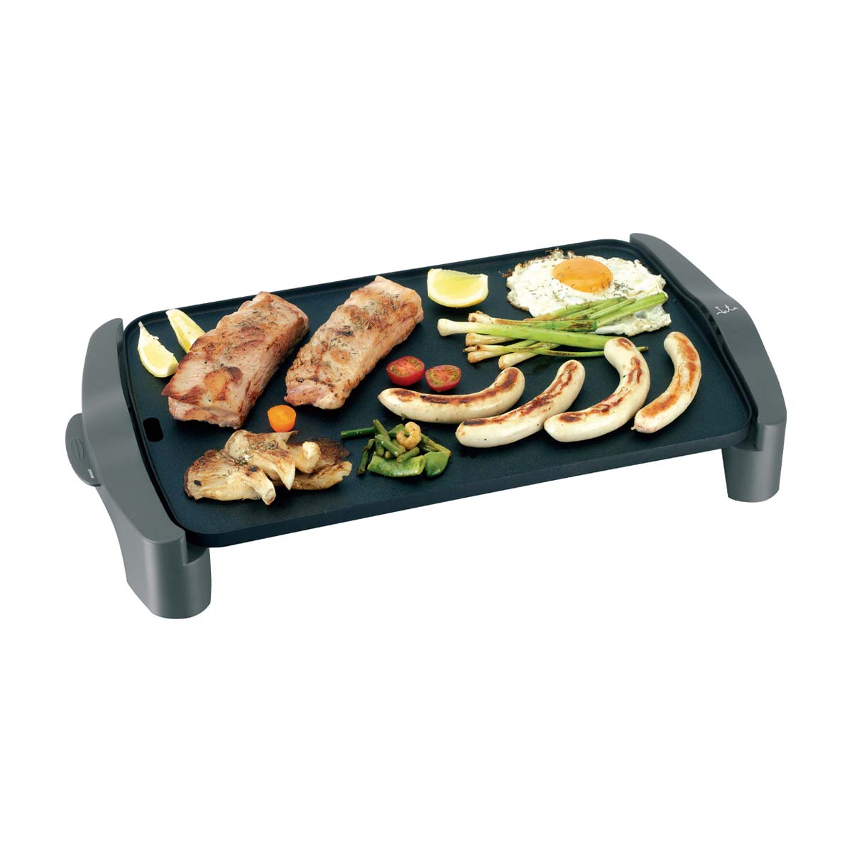 Plancha eléctrica Jata GR555A Negra y gris