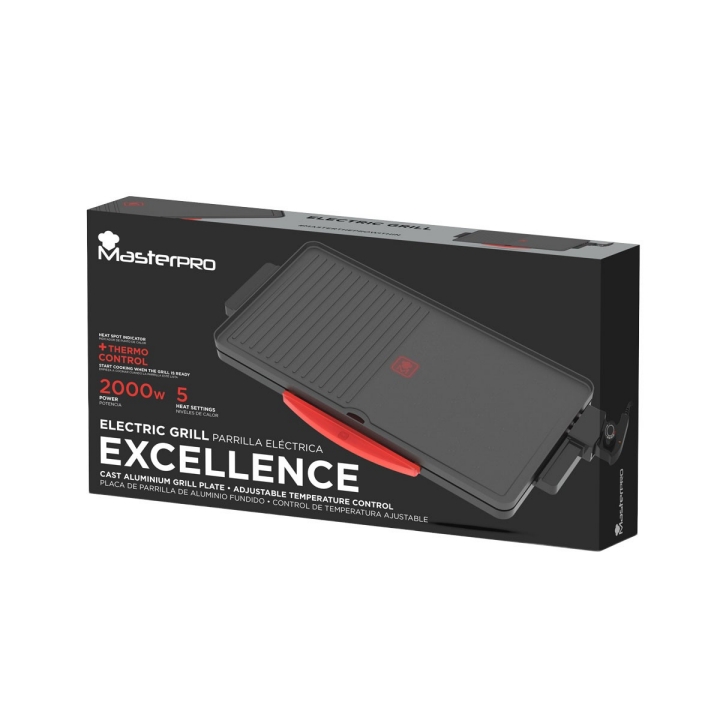 Plancha eléctrica Masterpro Excellence 2000 W-6
